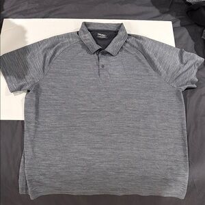 UNTUCKit Gray Polo Shirt Modern Casual Knit